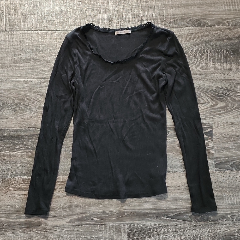 🌹 Active Basic Ribbed Knit Tee 🌹